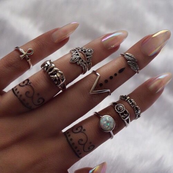 💓 STYLE ME 💓 TURQUOISE STERLING VENUS LAYER FRINGE KISS ME TREND LOVE STITCH - Picture 4 of 16